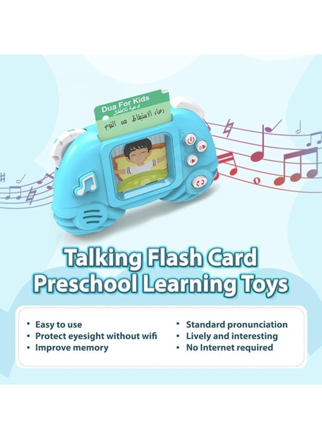 Arabic and English Talking Flash Cards for Toddlers, 12series/198pcs/396content Preschool Learning Toys for Children, Arabic Vocabulary Educational Flashcards perfect gift for Ramadan - Image 5